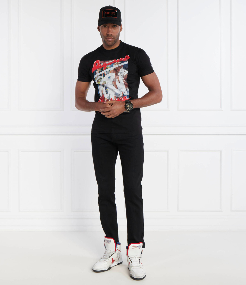 Футболка DSQUARED2 X ROCCO Dsquared2 - черный(S71GD1407 S23009)