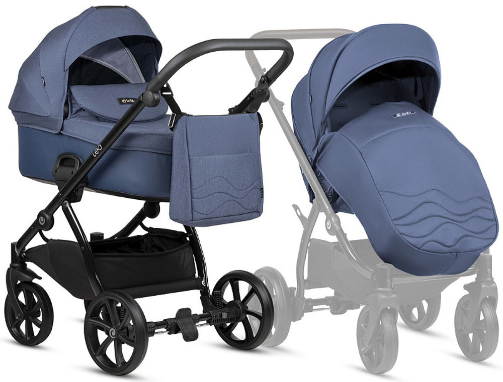 Детская коляска Tutis Leo Plus 3 в 1 1222286 Indigo