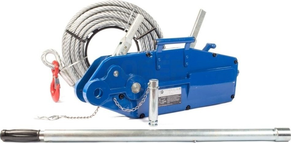 Лебедка рычажная тросовая TOR МТМ 5400 Г=5,4 т, Д=20 м (11254) 11254