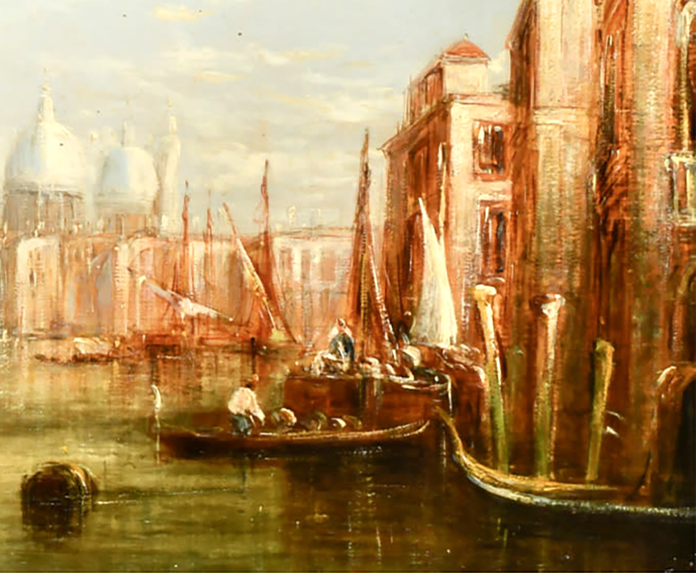Деталь картины Венецианское каприччо
