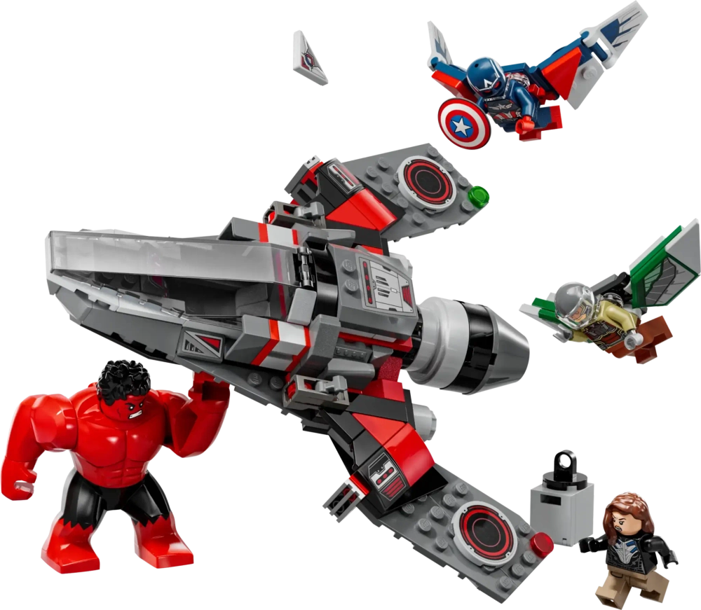 Конструктор LEGO Marvel 76292 Капитан Америка против: Битва Красного Халка