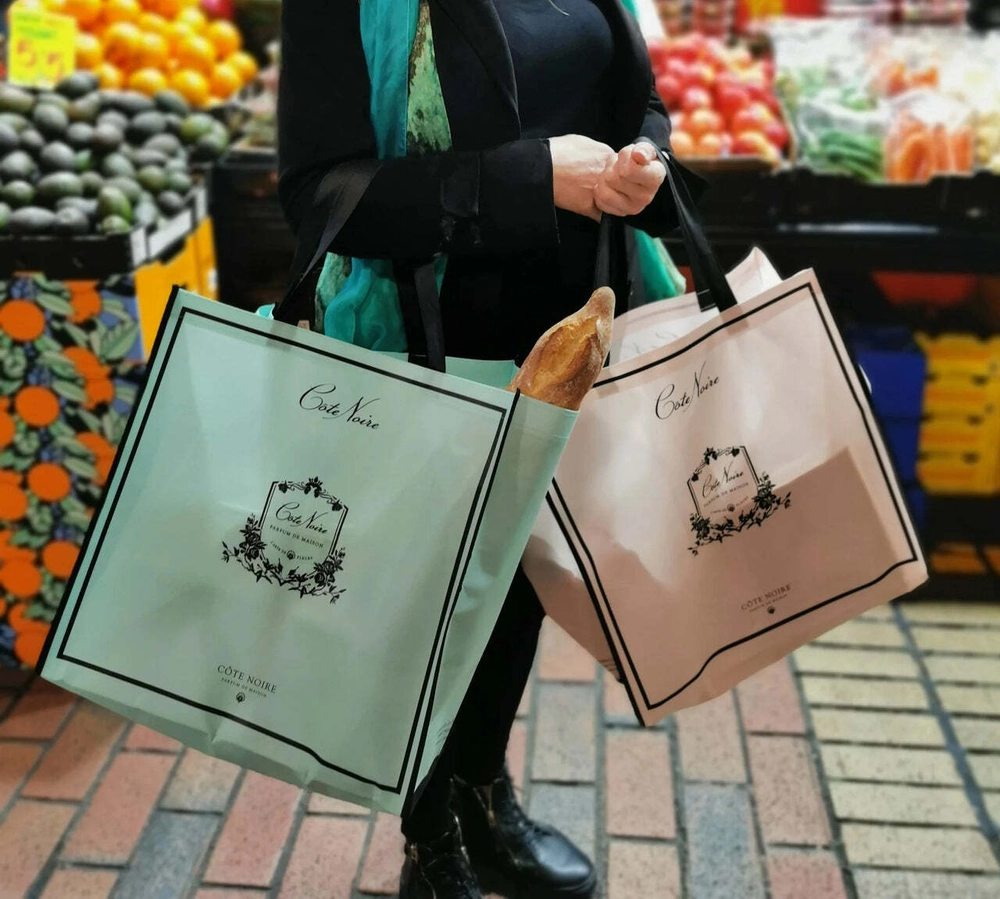 Пакет подарочный большой Cote Noire Large pink bag розовый