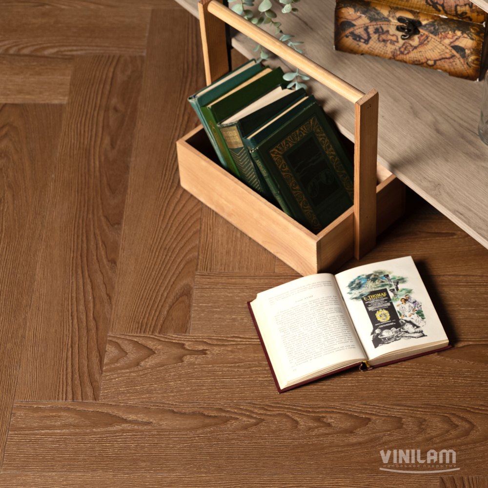 Виниловый ламинат VINILAM PARQUET Herringbone GD11200 Паркет Винсент Glue