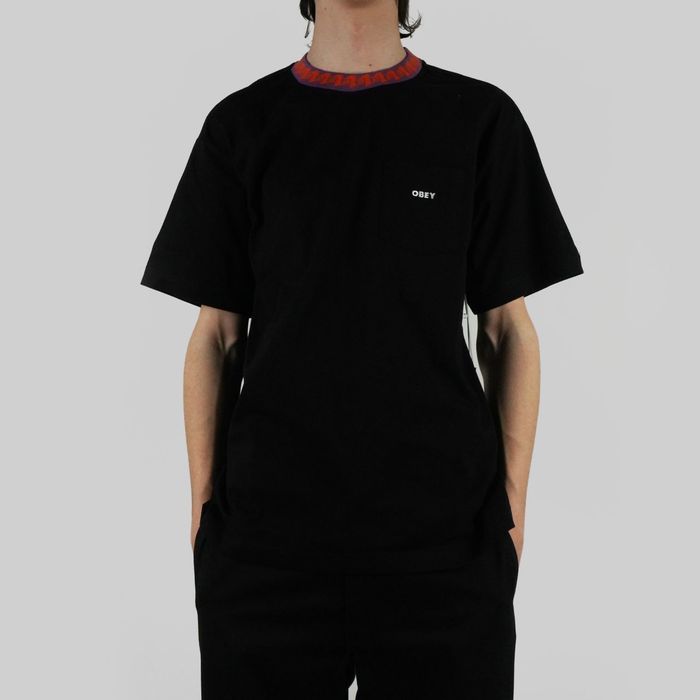 Футболка мужская Obey Plona Pocket артикул:131080295 - купить в магазине Дайс