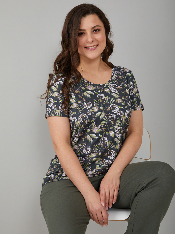 Футболка Фв-107/хаки-веткикалины