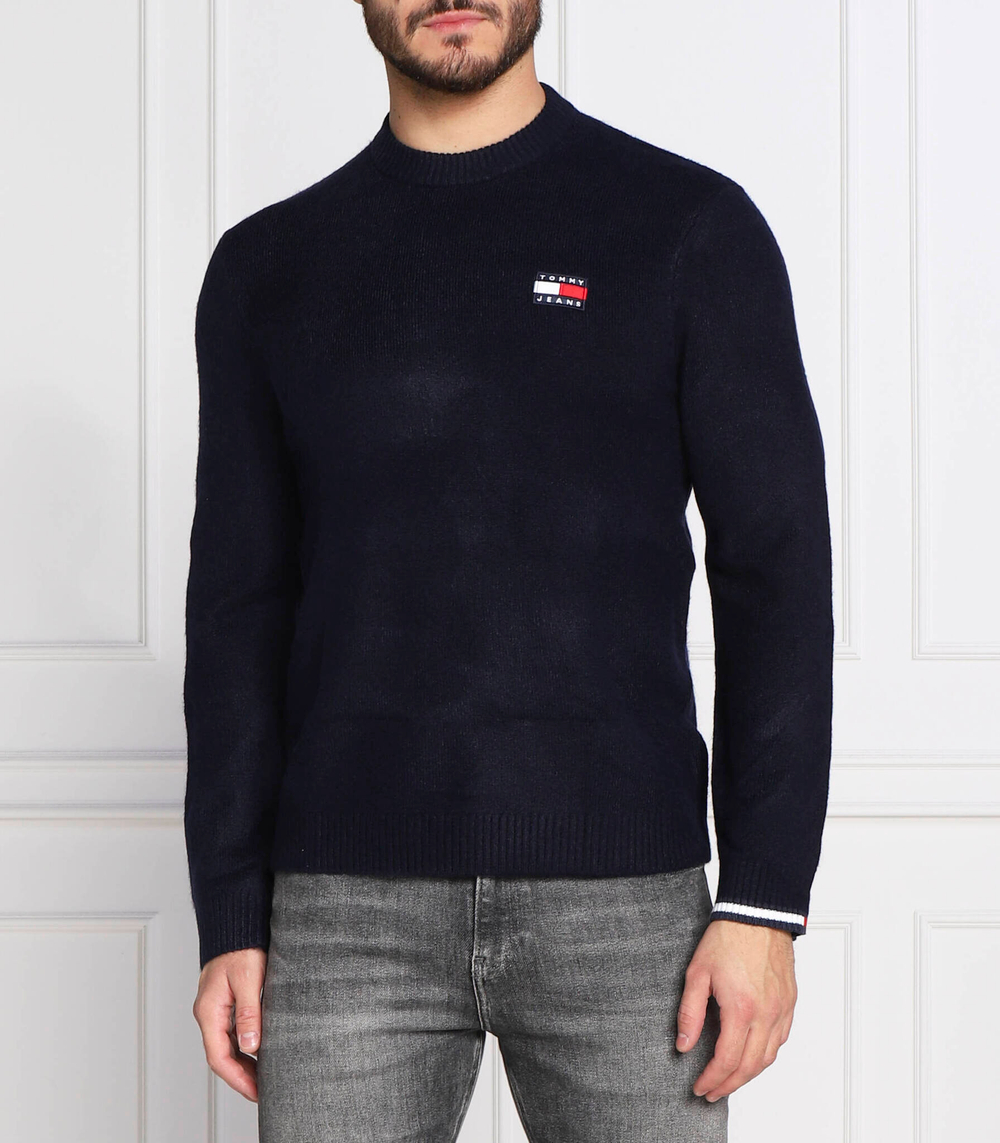 свитер Tommy Jeans - темно-синий(DM0DM15065)