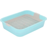 Лоток Мур-мяу (с сеткой) (голубой/бежевый)