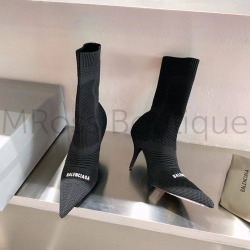 Текстильные ботильоны Balenciaga (Баленсиага) Knife 2.0 80mm Bootie