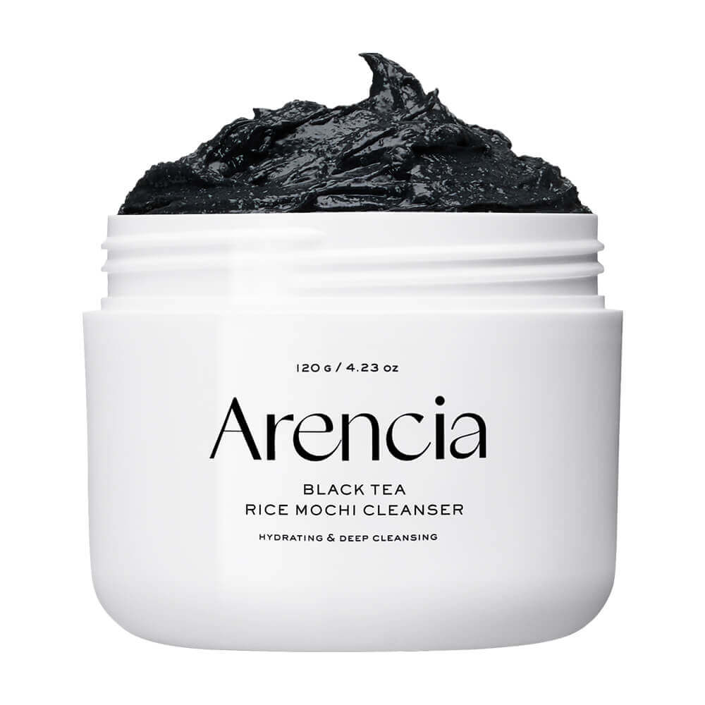 Arencia Очищающее средство с чёрным чаем и юдзу - Black Tea Rice Mochi Cleanser, 120мл.