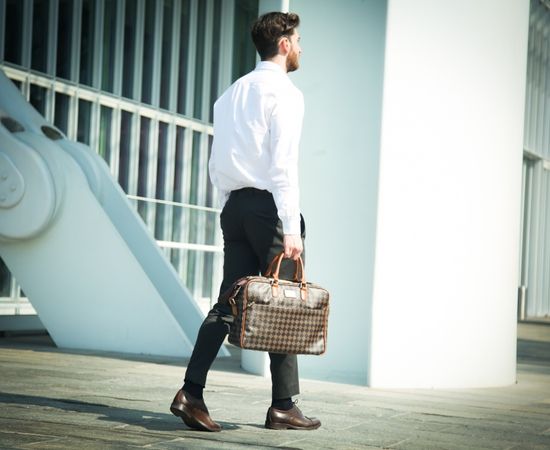 Сумка для ноутбука Versace V1969 YLF072-1_SQUARE-NERO-GRIGIO