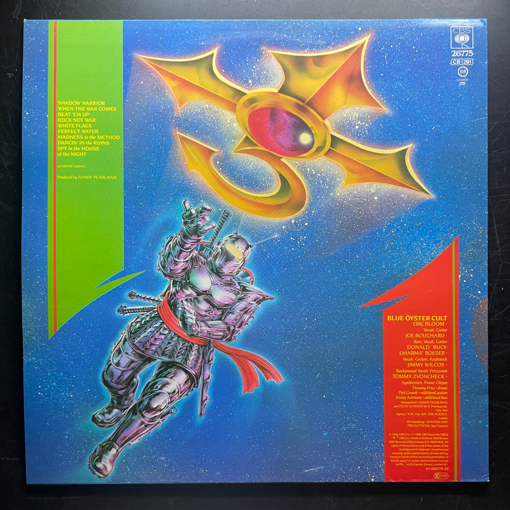 Blue Öyster Cult ‎– Club Ninja (Голландия 1985г.)