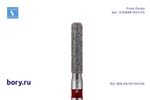 Бор алмазный красный Frank Dental типа FG - D.836KR.014.F.FG