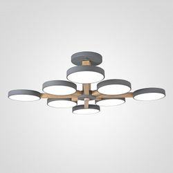 Люстра на штанге Imperiumloft TURNA Gray TURNA-B01