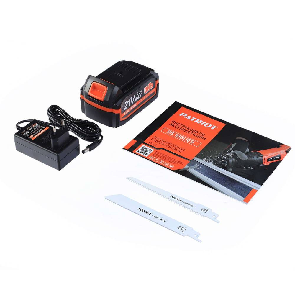 Пила сабельная аккумуляторная Patriot RS 188UES 110301880