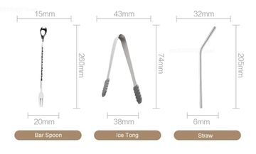 Набор для бармена Circle Joy Cocktail Shaker Bar Set (CJ-CSB01)