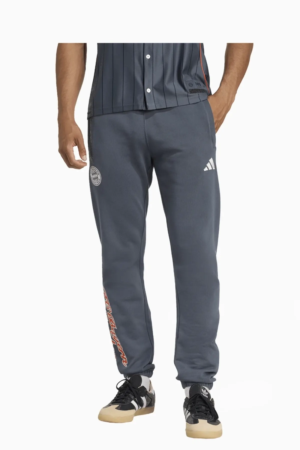 Штаны adidas FC Bayern 25/26 US Pack - серый