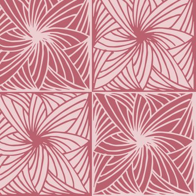 Геометрическая абстракция в бордово-розовых тонах