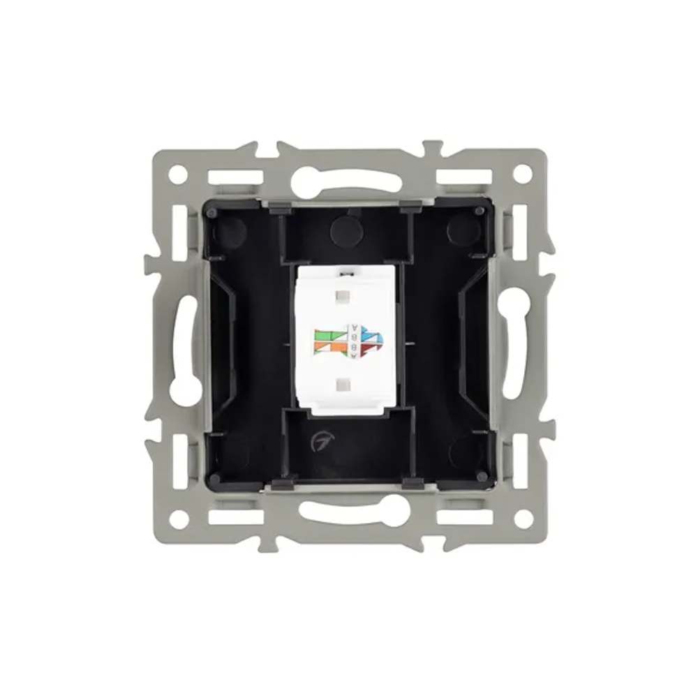 Механизм компьютерной розетки SCT-MPC1-PL-GR (RJ-45, CAT6) (Arlight, -) 045335