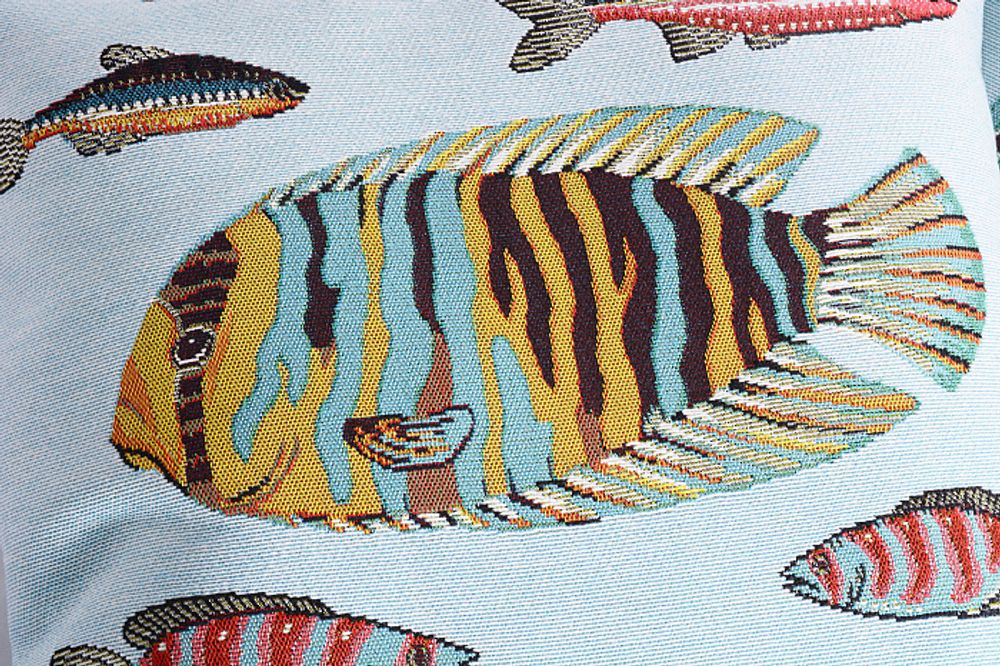 Подушка "Тропические рыбы"