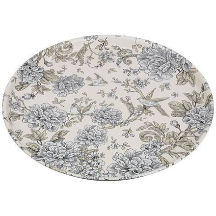 ПОДНОС СЕРВИРОВОЧНЫЙ AGNESS "ROYAL GARDEN" 33*2,1 СМ