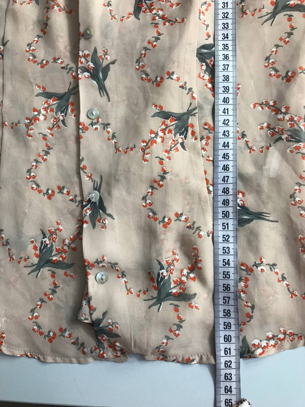 Блузка Amphora с красивым принтом, маркировка М, визуально на 46 размер