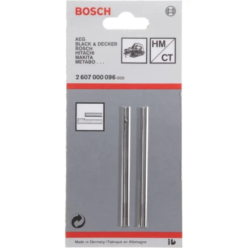 Ножи для электрорубанка 82 мм 2шт. BOSCH 2607000096