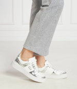 Кожаные кроссовки TWINSET - белый(241TCP030)