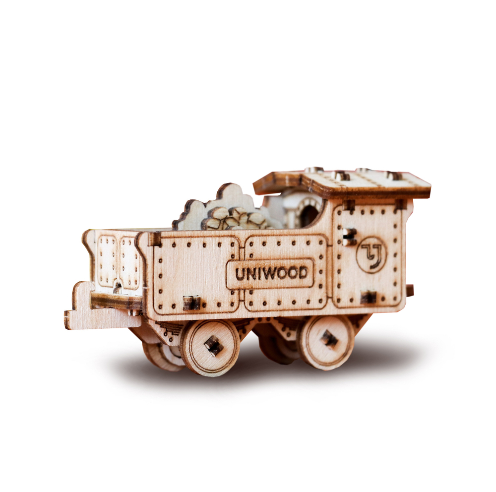 Деревянный конструктор UNIWOOD Набор "Поезд"