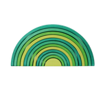 Большая деревянная радуга "Зеленый лес", 12 деталей