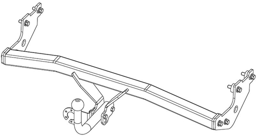 Фаркоп на HYUNDAI GETZ (2005-2011) (без электрики, паспорт/сертификат в комплекте) Автос.HY 16