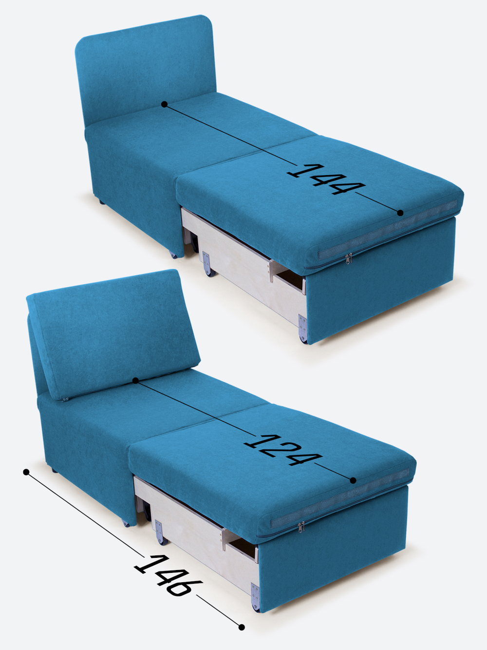 Кресло-кровать "Миник"