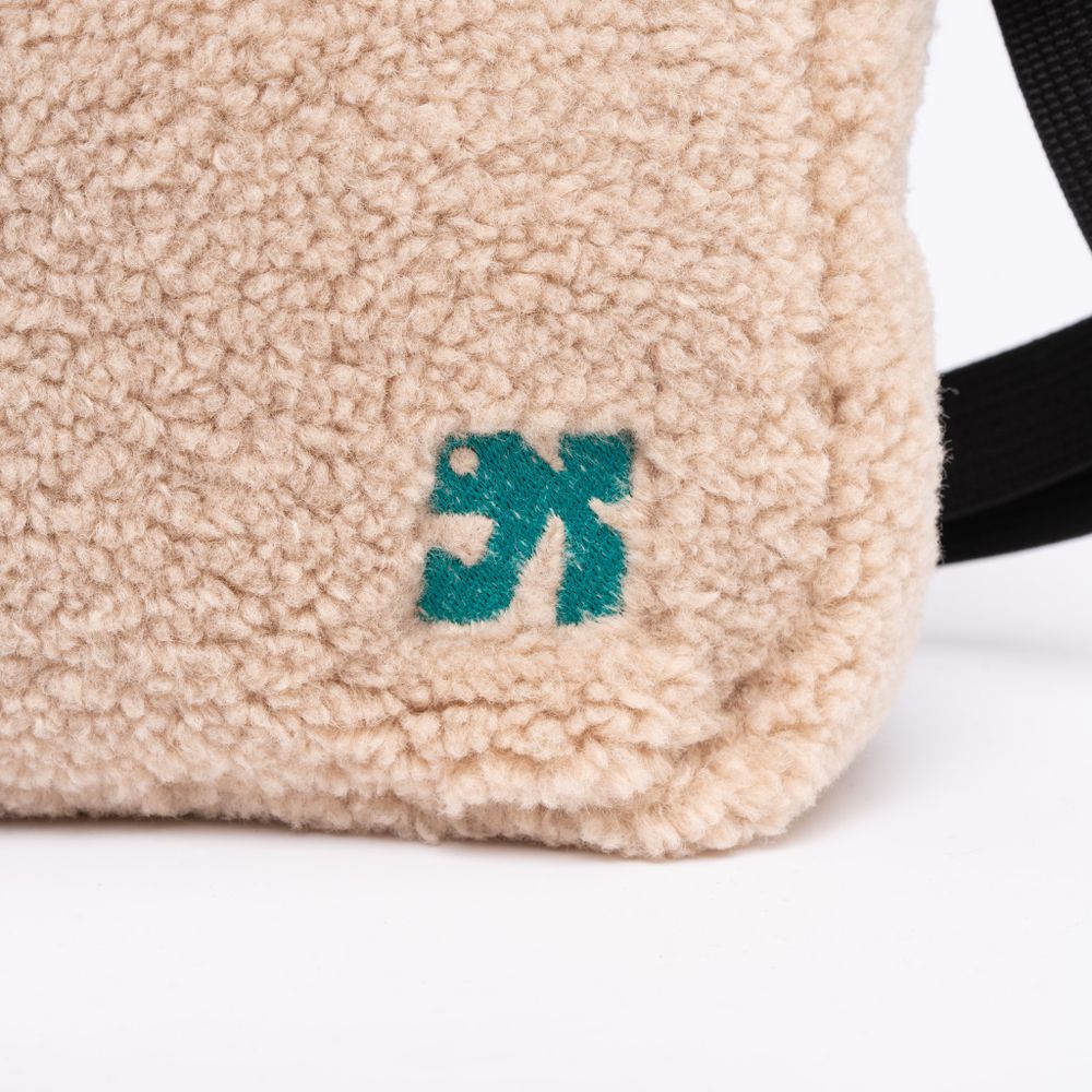 Сумка Якорь Сборка-мини 24 бежевая шерпа / темно-беж нейлон