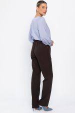 Брюки на резинке Эльда (коричневые) Б14332-9М LT Collection