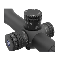 Оптический прицел Vector Optics ORION PRO MAX 6-24x50 HD FFP MOA (SCFF-44) крупный план барабанчиков