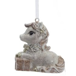 GAEM Фигурка декоративная подвесная "Лошадка", L6,5 W3 H6,5 см