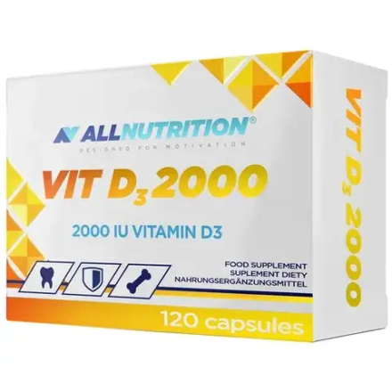 ALLNUTRITION VIT D3 2000 капсул - 120 шт.