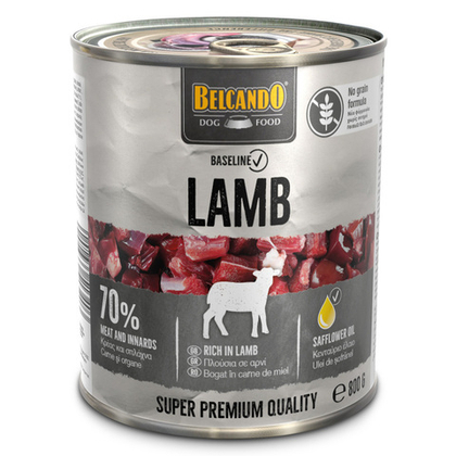 BELCANDO Rich in Lamb / Белькандо консервы для собак Ягнёнок, 800 г