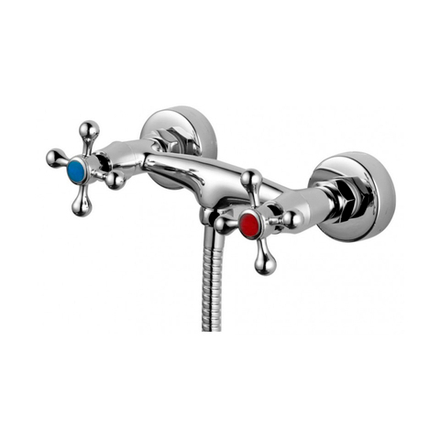 Hansen Смеситель для душа, двухвентильный, без излива H20055, хром