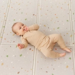 Складной игровой развивающий коврик детский Soft Floor (Софт Флур) Stone