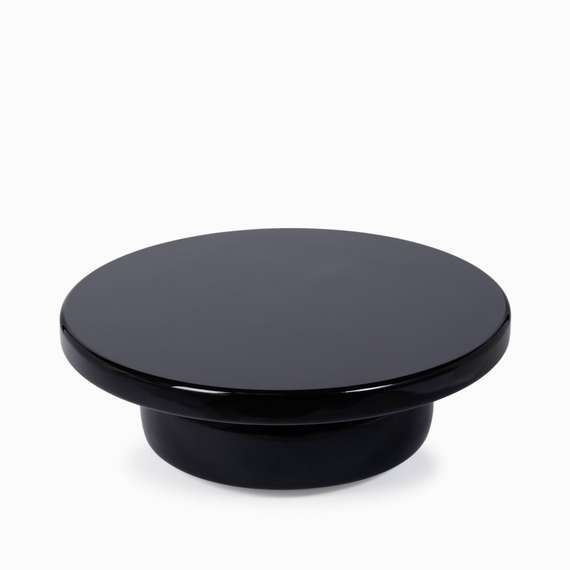 Кофейный стол Omen Ø90х30 см, черный глянец