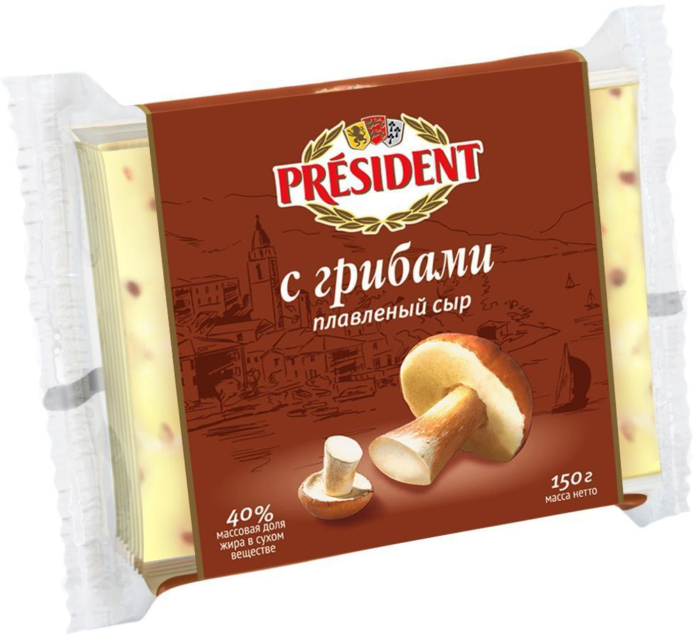 Сыр плавленый "President" Мастер Бутерброда