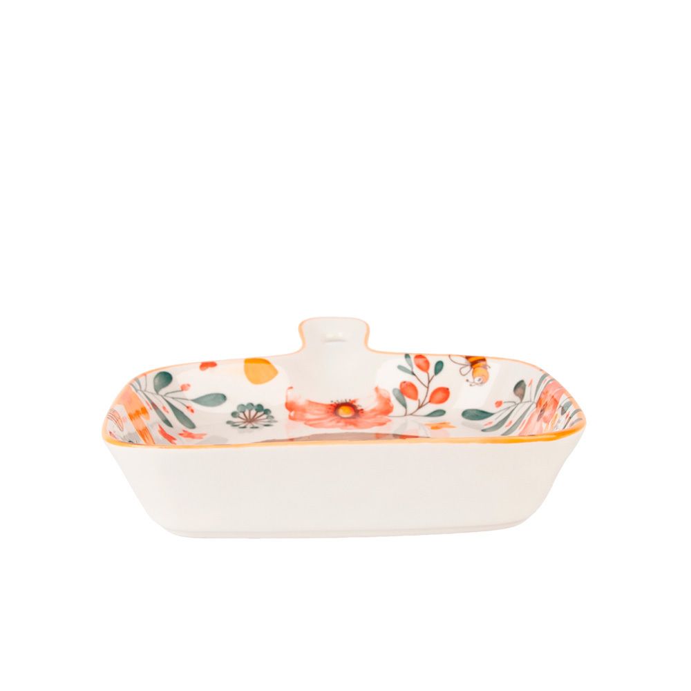 Блюдо "Kawaii Forest. Hedgehog" 22*16*3см. (min 9) (фарфор) (транспортная упаковка)