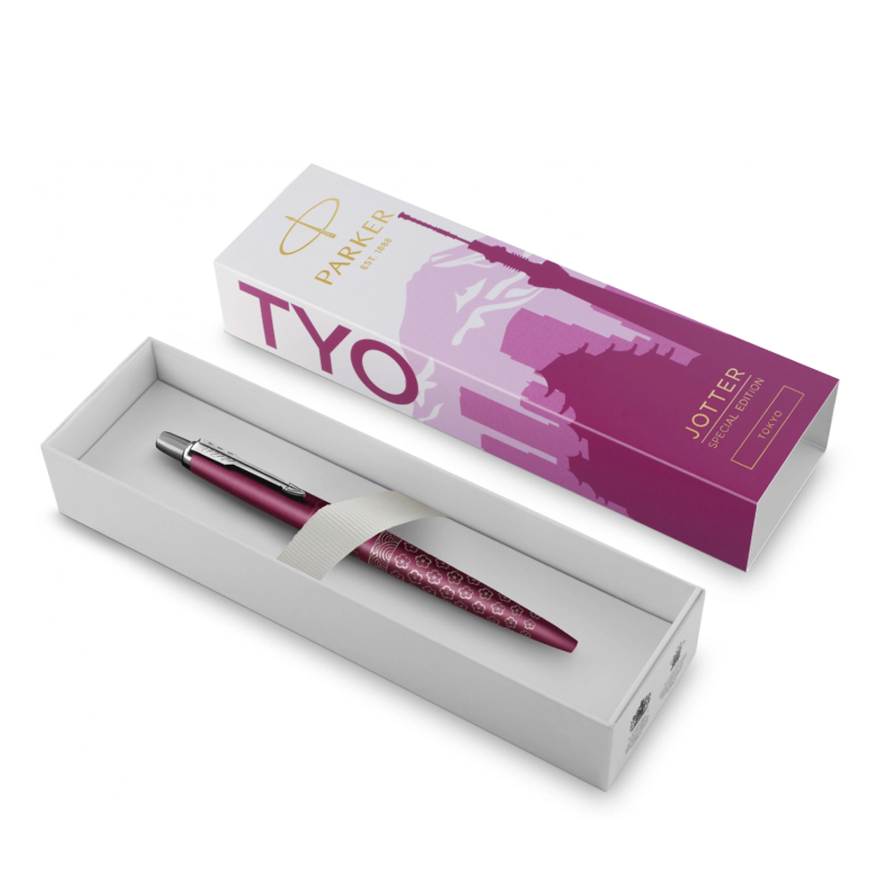 Parker Jotter Global Icons SE Tokyo K179, шариковая ручка, M, подар.кор.