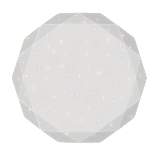 ULI-D225 60W/SW/51 LIBRA Светильник светодиодный накладной. Диммируемый. Пульт ДУ (в/к). Теплый свет(3000К)/Белый свет(4000К)/Дневной свет(6500К). 420