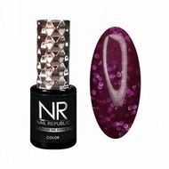 707 Гель-лак Stone crumb Nail Republic 10мл Малиновая ночь