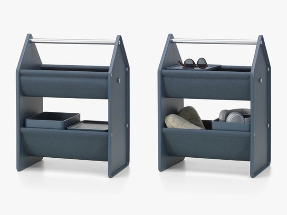 Газетница VITRA Drop Box dark grey RE 400х270х370h