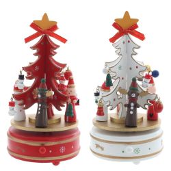 GAEM Изделие декоративное "Ёлка"(муз), L11 W11 H21 см, 2в.