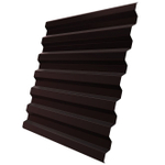 Профнастил С21 Железный Форт Pe 0,35 мм RAL 8017 шоколадно-коричневый 2000х1040 мм