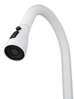 Смеситель для кухни с выдвижным изливом WONZON & WOGHAND, Белый матовый (WW-AE54123-MW)