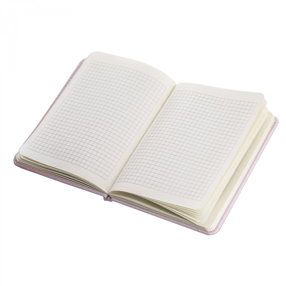 Записная книжка 12,5 см * 18,0 см , 7БЦ, Alingar, PU, поролон, конгрев, эффект 3D, 80л., клетка, "Единорожка"